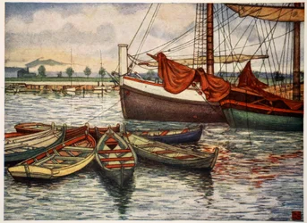 Trondhjem: Oude boten, 1905
